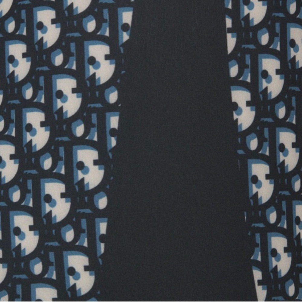 DIOR Leggings Oblique Technical Jersey Blue - Picture 7 of 15